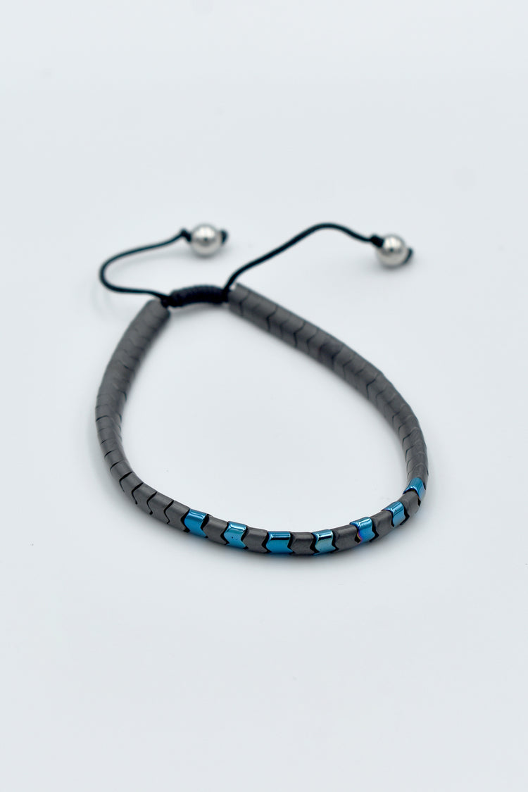 Concrete Aqua Bracelet