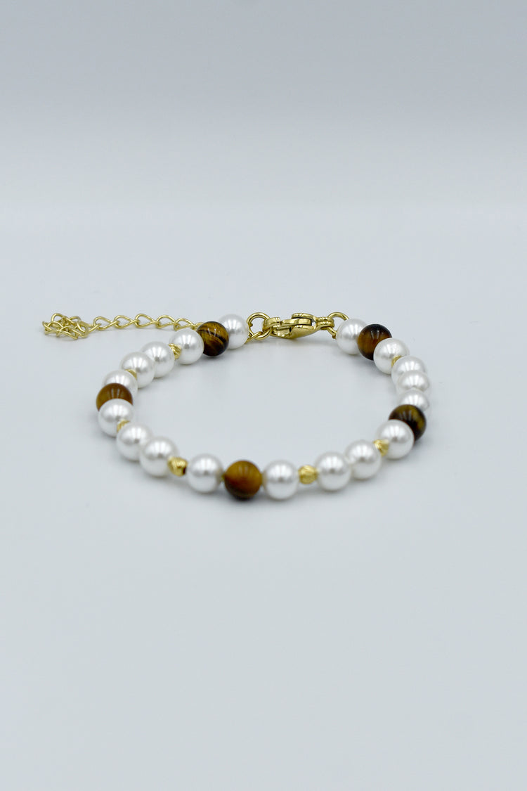 Golden Pearl Bracelet