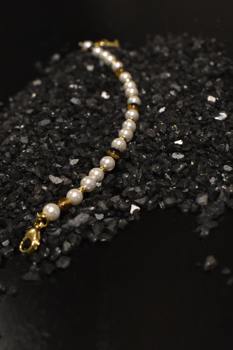 Golden Pearl Bracelet