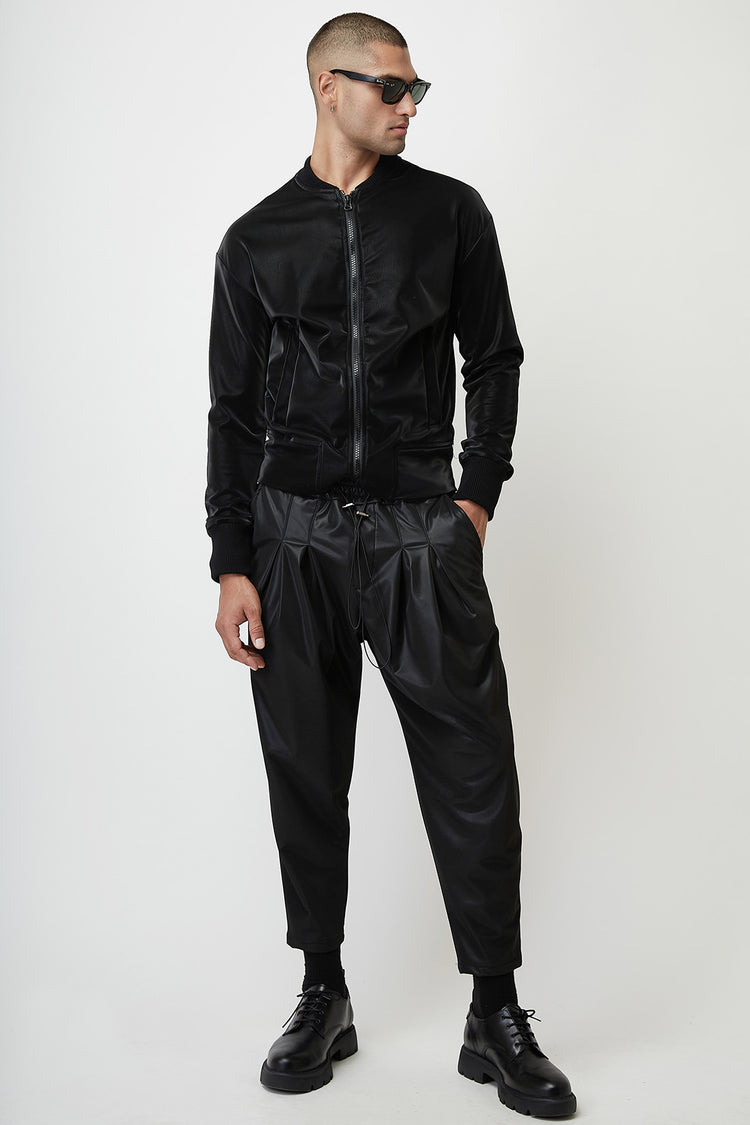Black Vengeance Leather Pants