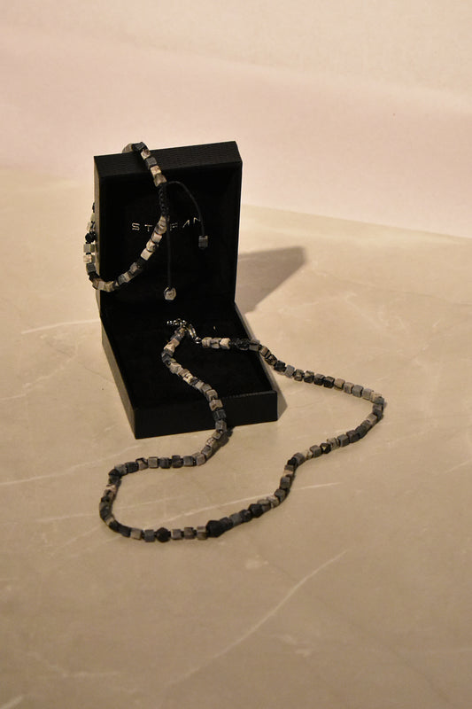 Petrified Cubes Necklace