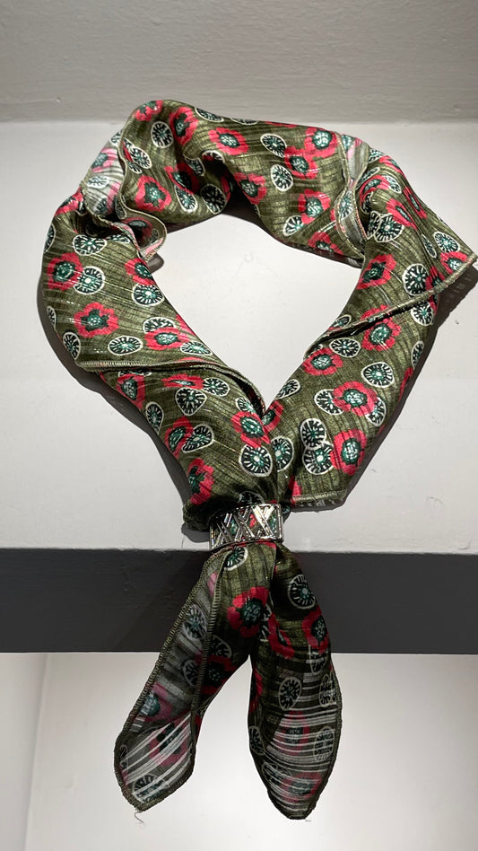 Silky flower Scarf