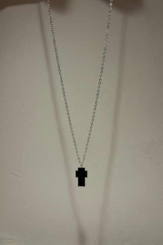 Dark Cross Necklace