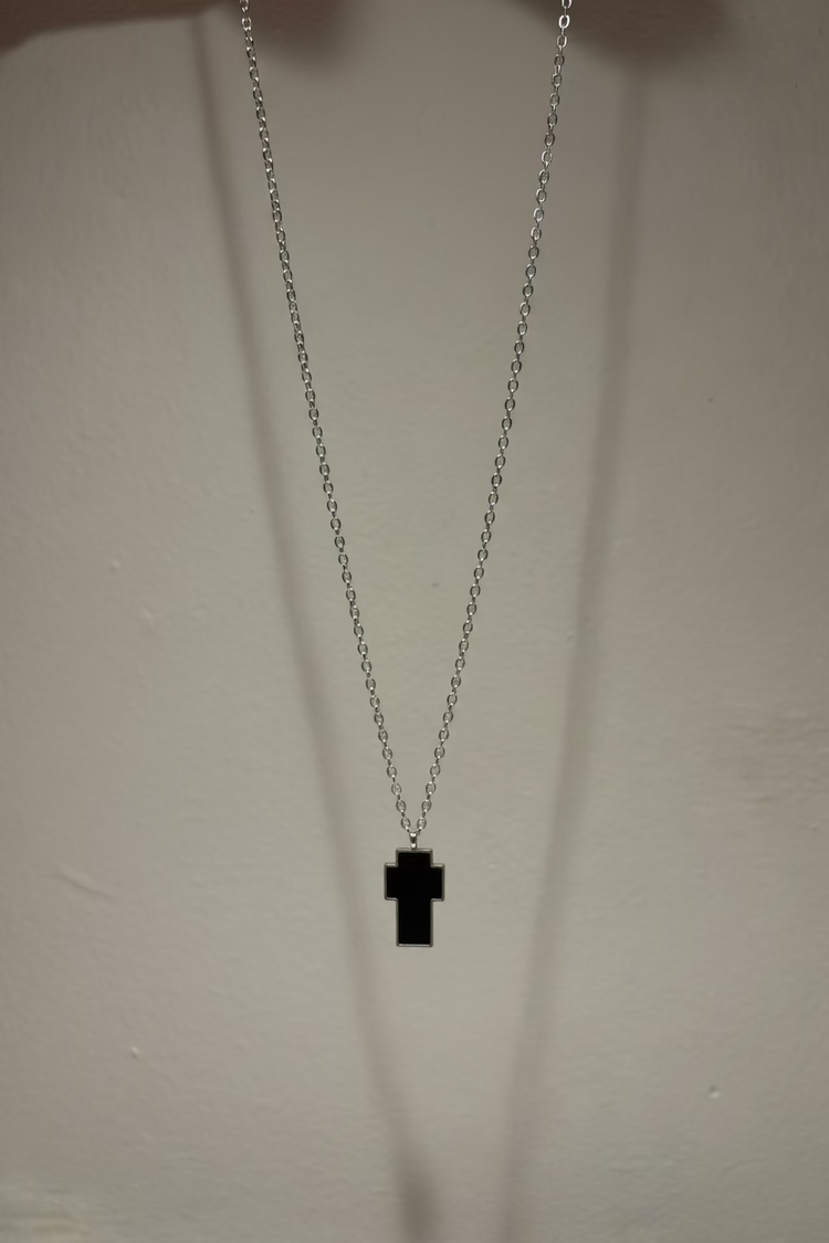 Dark Cross Necklace