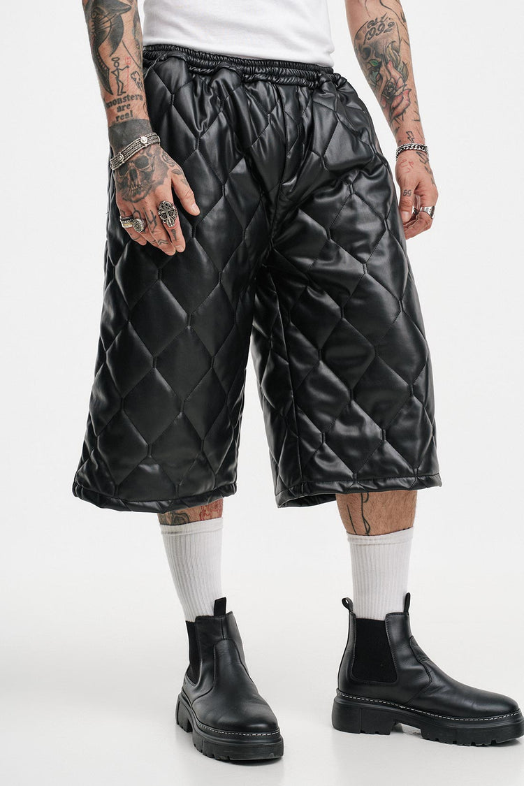 Cross Puffer Shorts