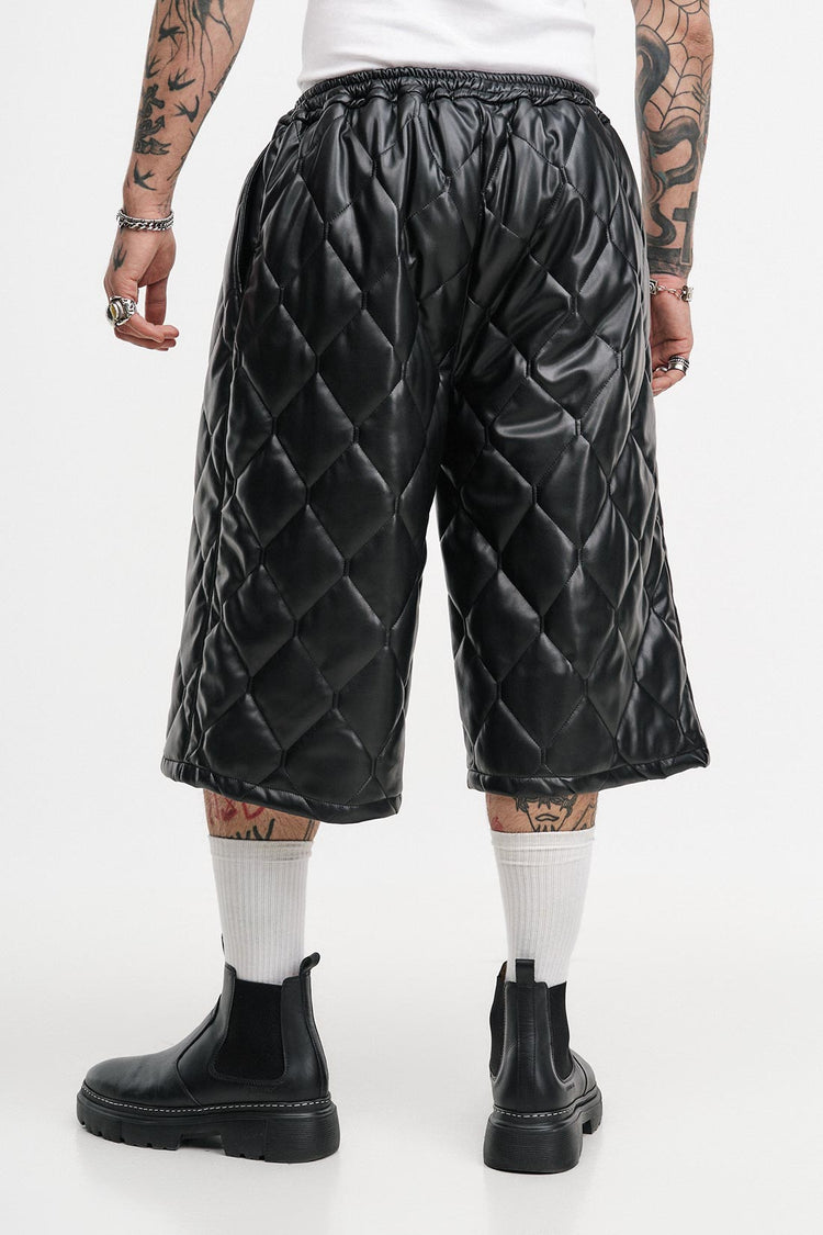 Cross Puffer Shorts