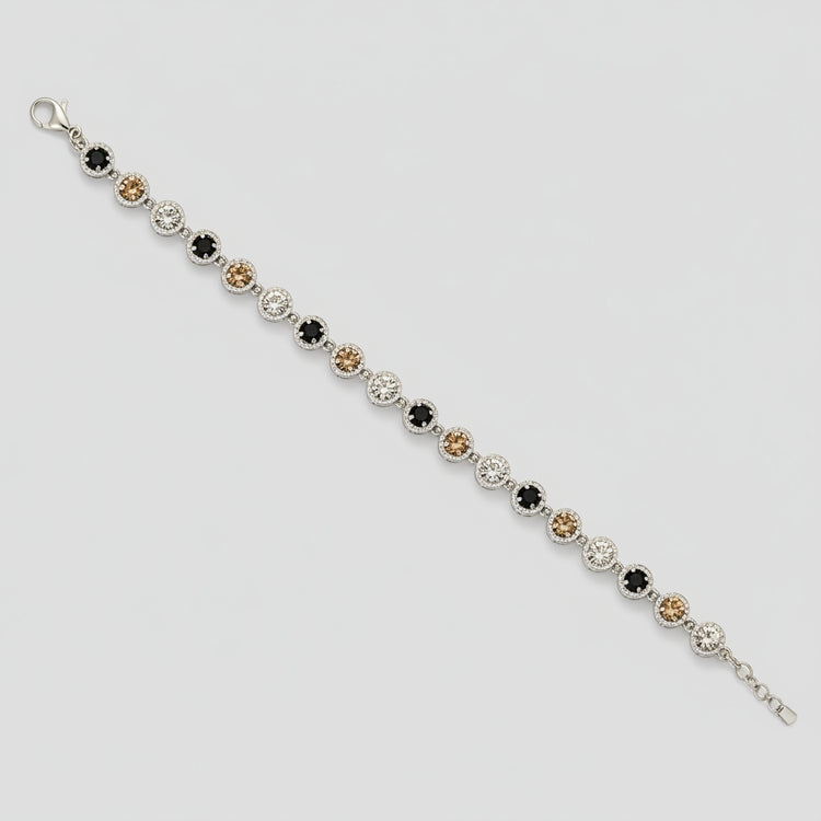 Eclipse Silver Bracelet