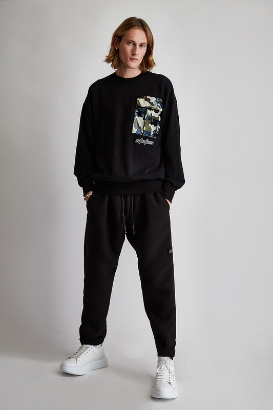 Army Pocket Co-Ord Oversized Sweater