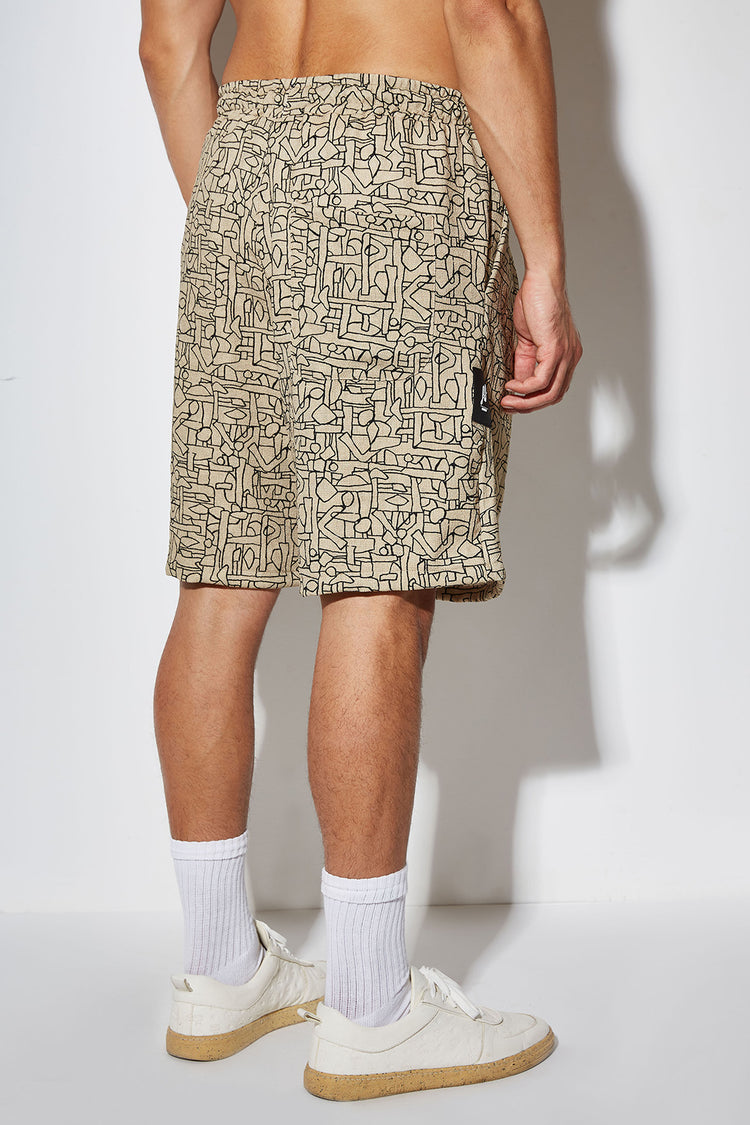 Detailed Graphic Shorts