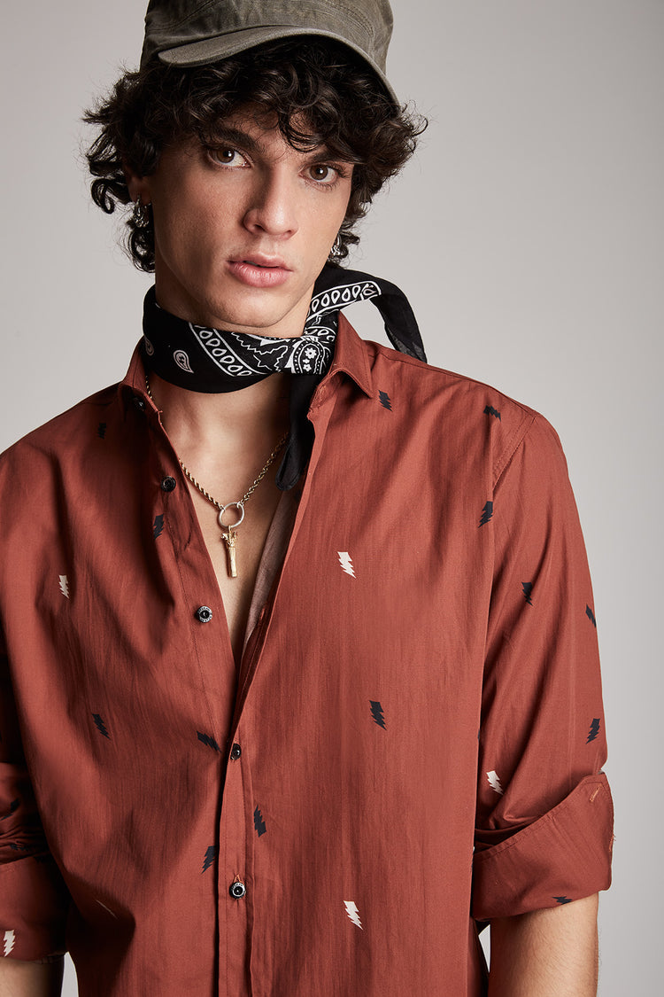 Lightning Print Shirt