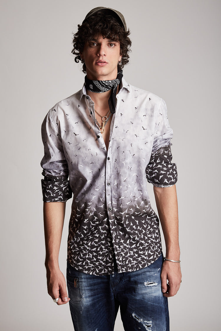 Degrade Sky Printed Shirt