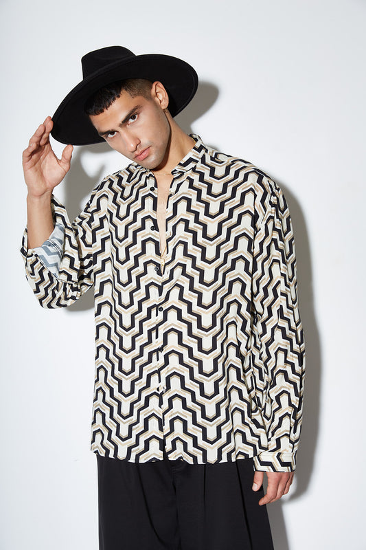 Volume Patterned Shirt
