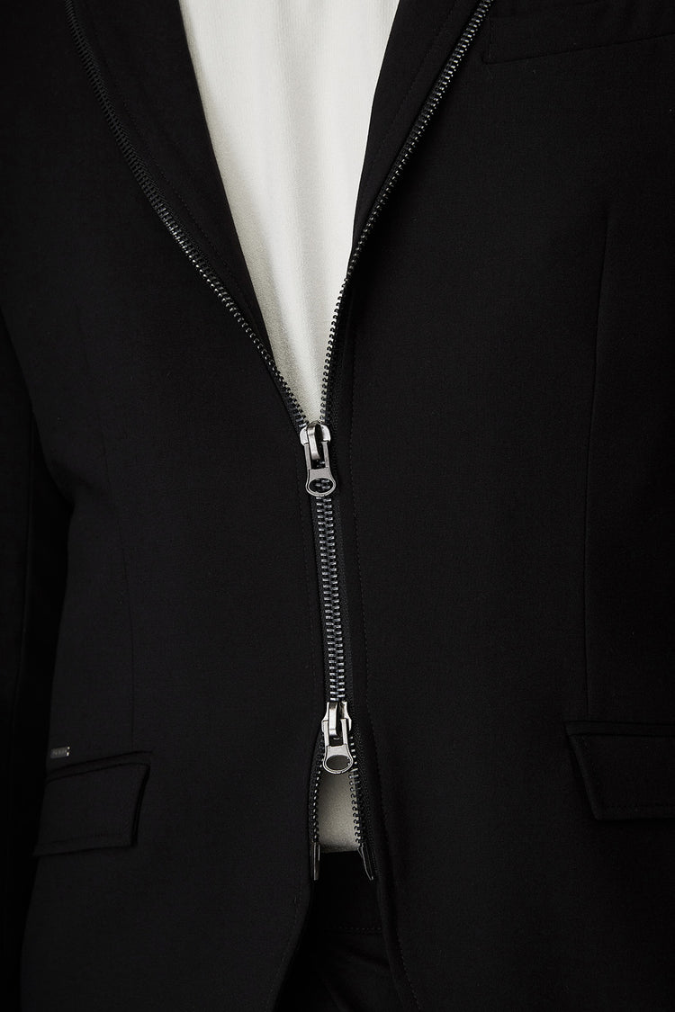 <tc>Double Zipper Blazer</tc>